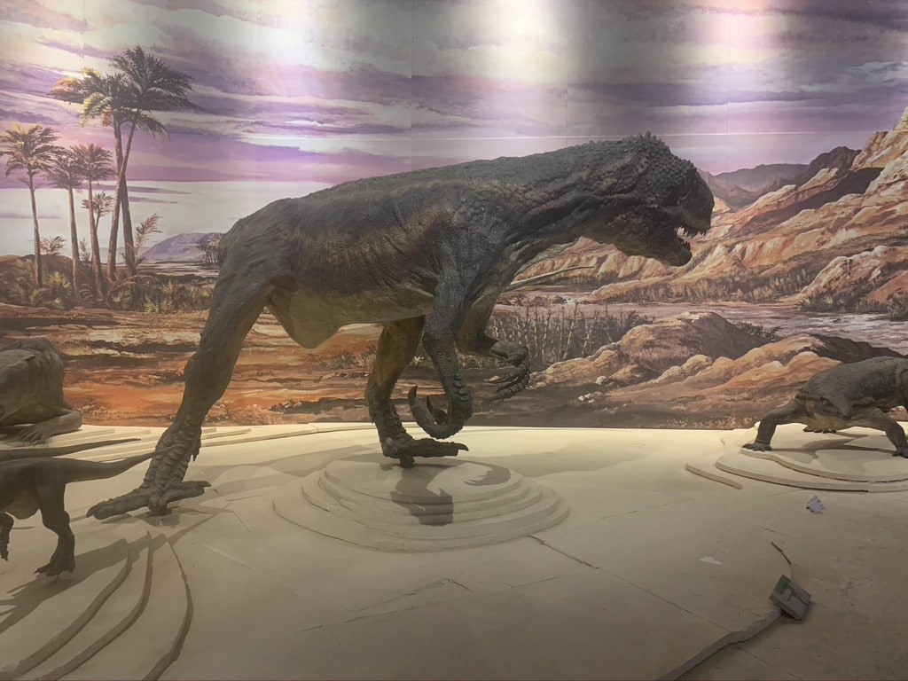 Dinosaurios a lo largo de la historia del parque
