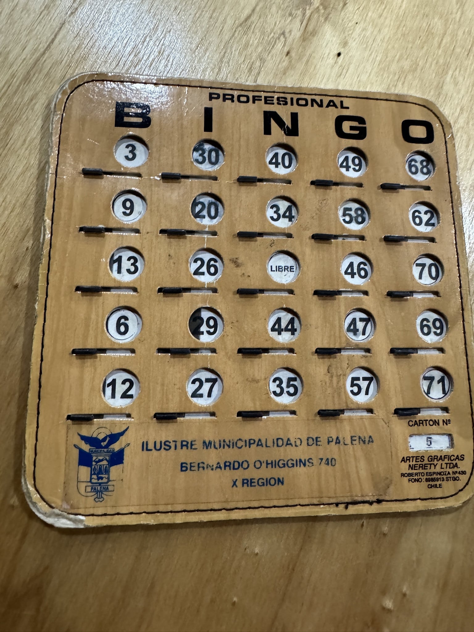 Bingo-Chilien