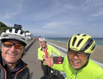 Nakamura un cycliste local