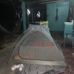 le terrain de camping d'un soir