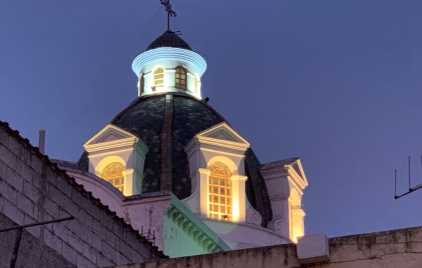 Le clocher de l'léglise-de Caymbe