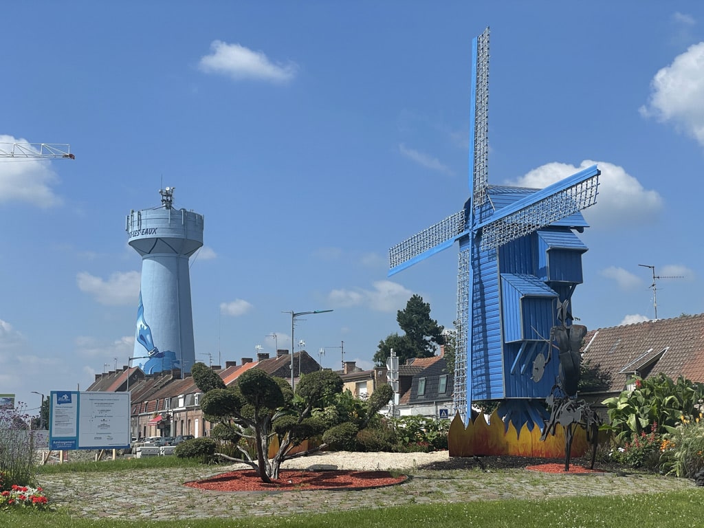 un moulin original à St Amand-les-Eaux