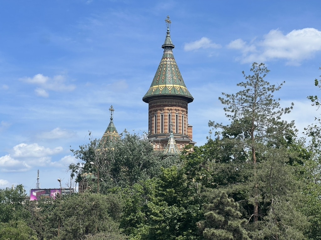 Toit cathédrale Timisoara