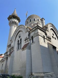 Mosquée Carol 1 avec son minaret (Constanta)