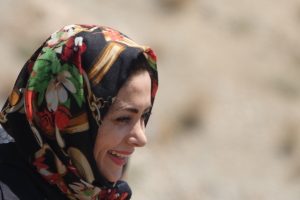 Le sourire et charme des Iraniennes