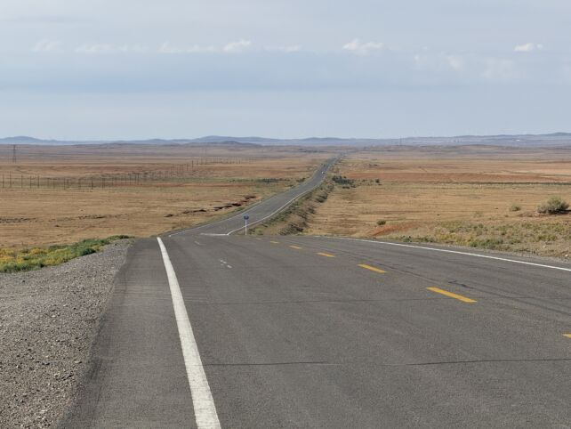 Route zone désertique